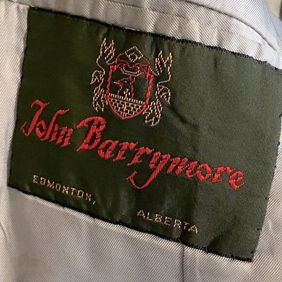 Vintage Warren K Cook John Barrymore Tan Faux Suede Blazer - Picture 4 of 13